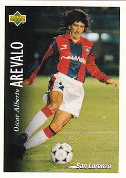Oscar Alberto Arevalo San Lorenzo 1995 Upper Deck Futbol Argentina #69